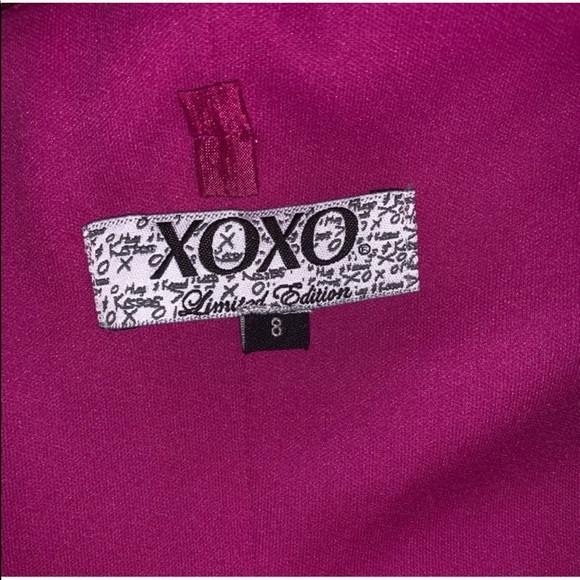 XOXO Cocktail Strapless Pink Dress Size 8PT/Petite - Picture 3 of 7